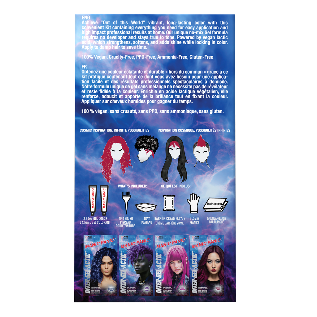 Manic Panic Red Velvet Inter-GEL-actic Hair Color Kit