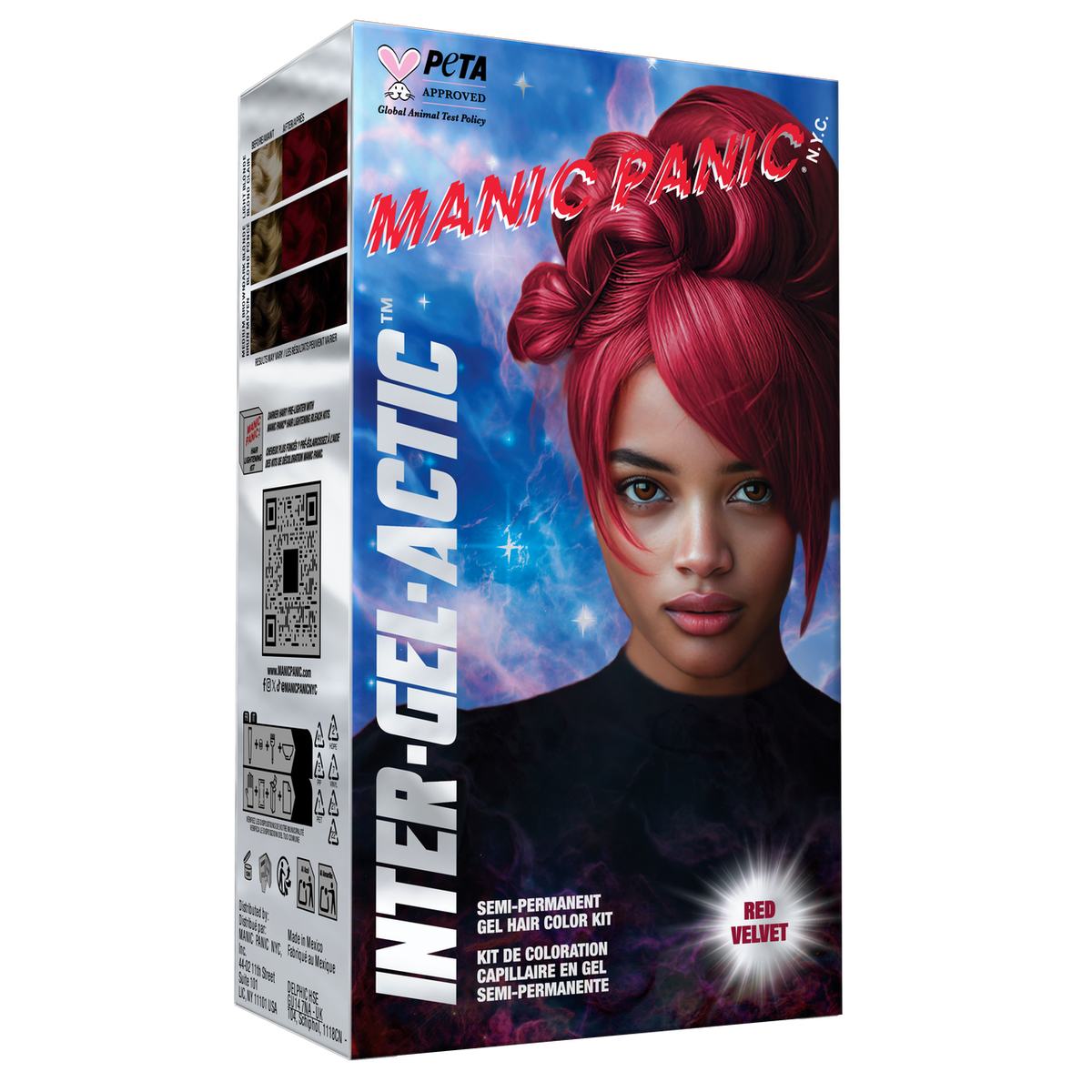 Manic Panic Reed Manic Panic Red Velvet Inter-GEL-actic Hair Color Kit – Manic Panic ...