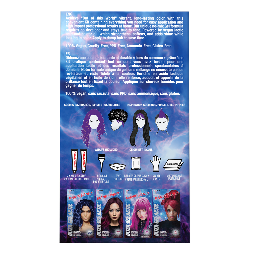 Manic Panic Love Power Purple Inter-GEL-actic Hair Color Kit