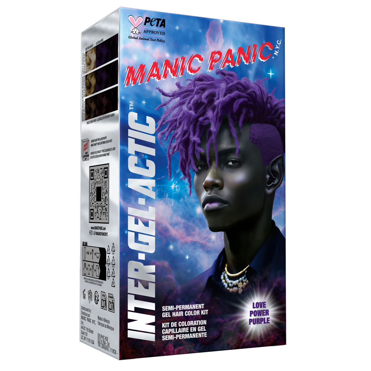 Manic Panic Love Power Purple Inter-GEL-actic Hair Color Kit
