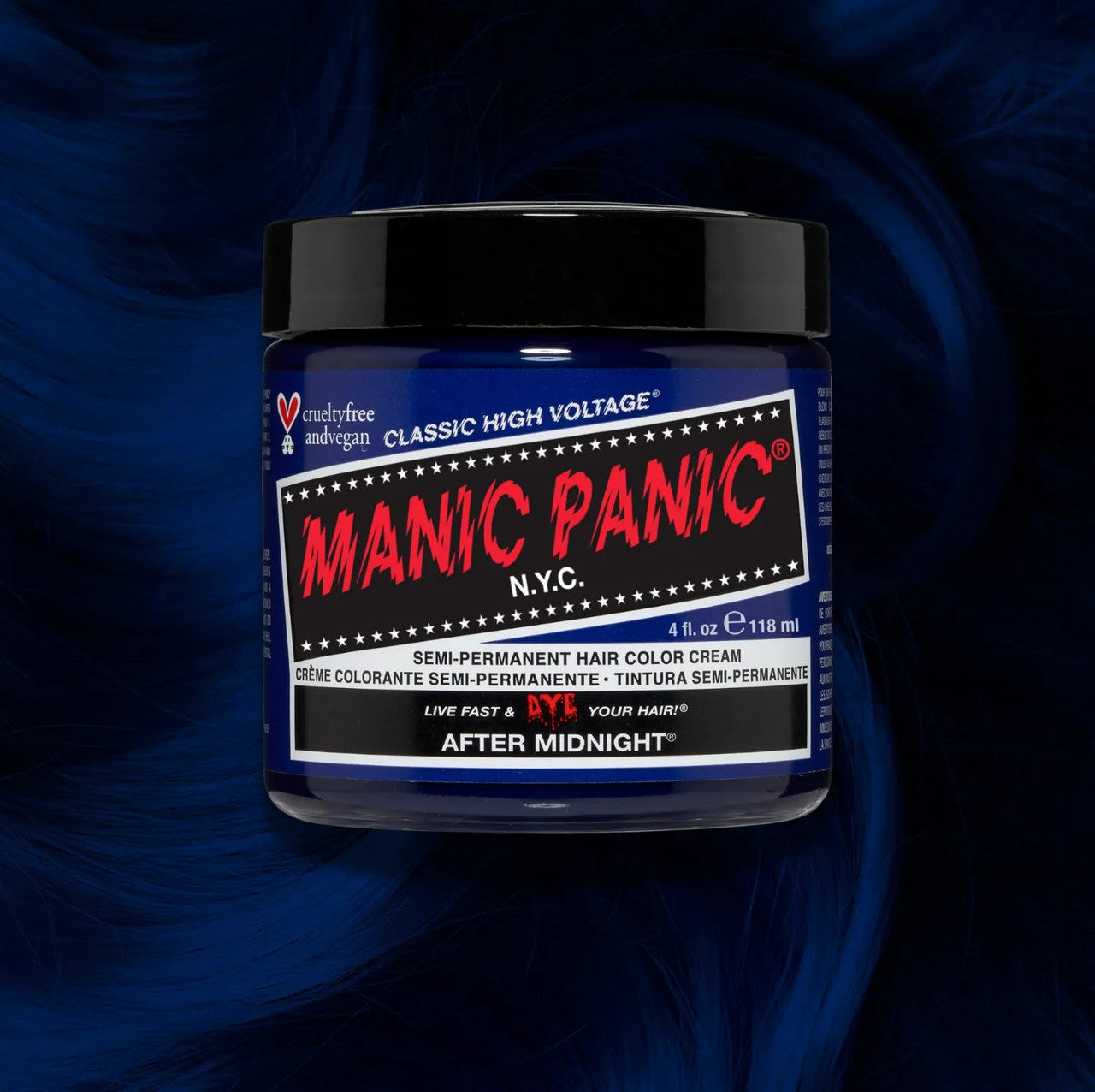 Manic Panic Classic High Voltage 118ml - After Midnight® – Manic Panic ...