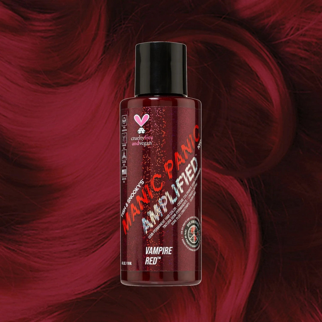 Manic Panic Amplified 118ml - Vampire™ Red – Manic Panic Australia Official