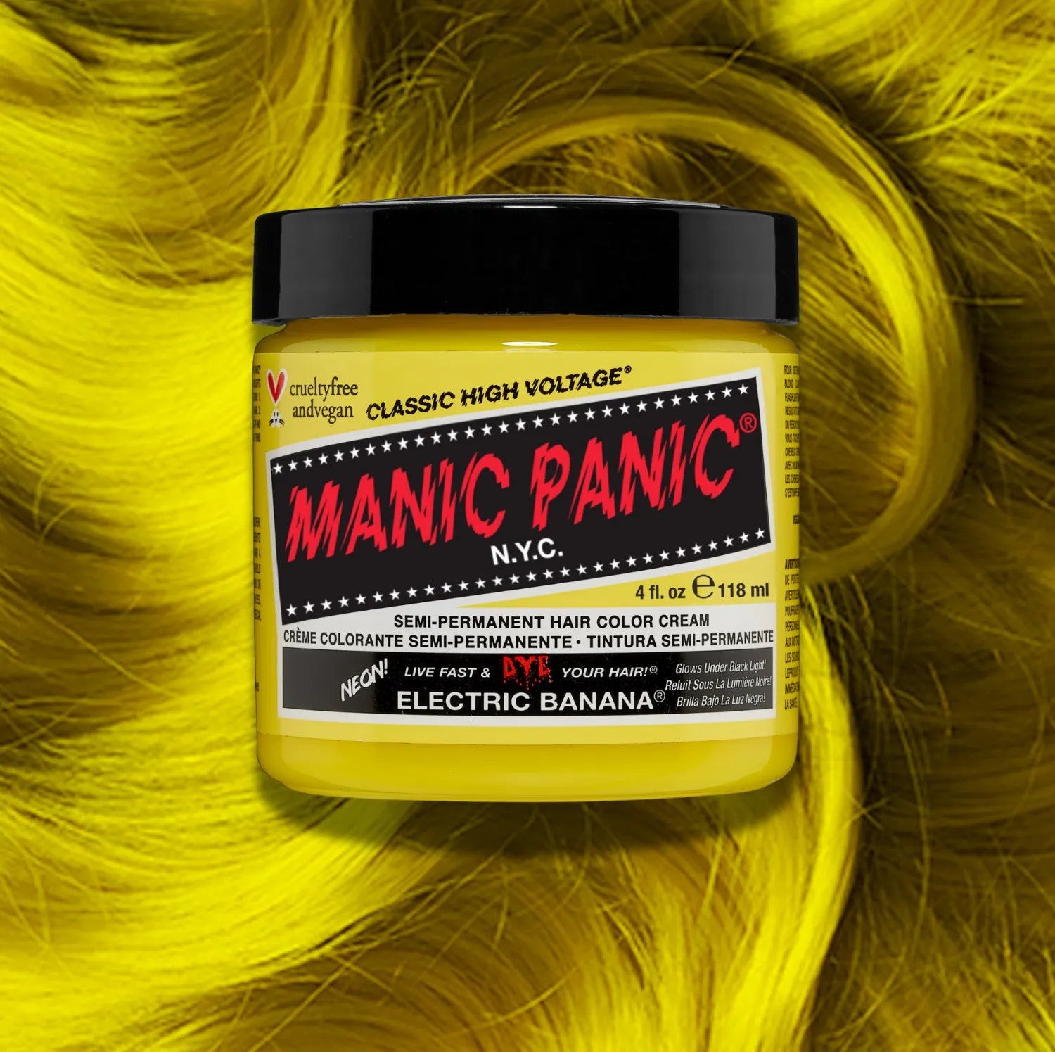 Manic Panic Classic High Voltage 118ml - Electric Banana
