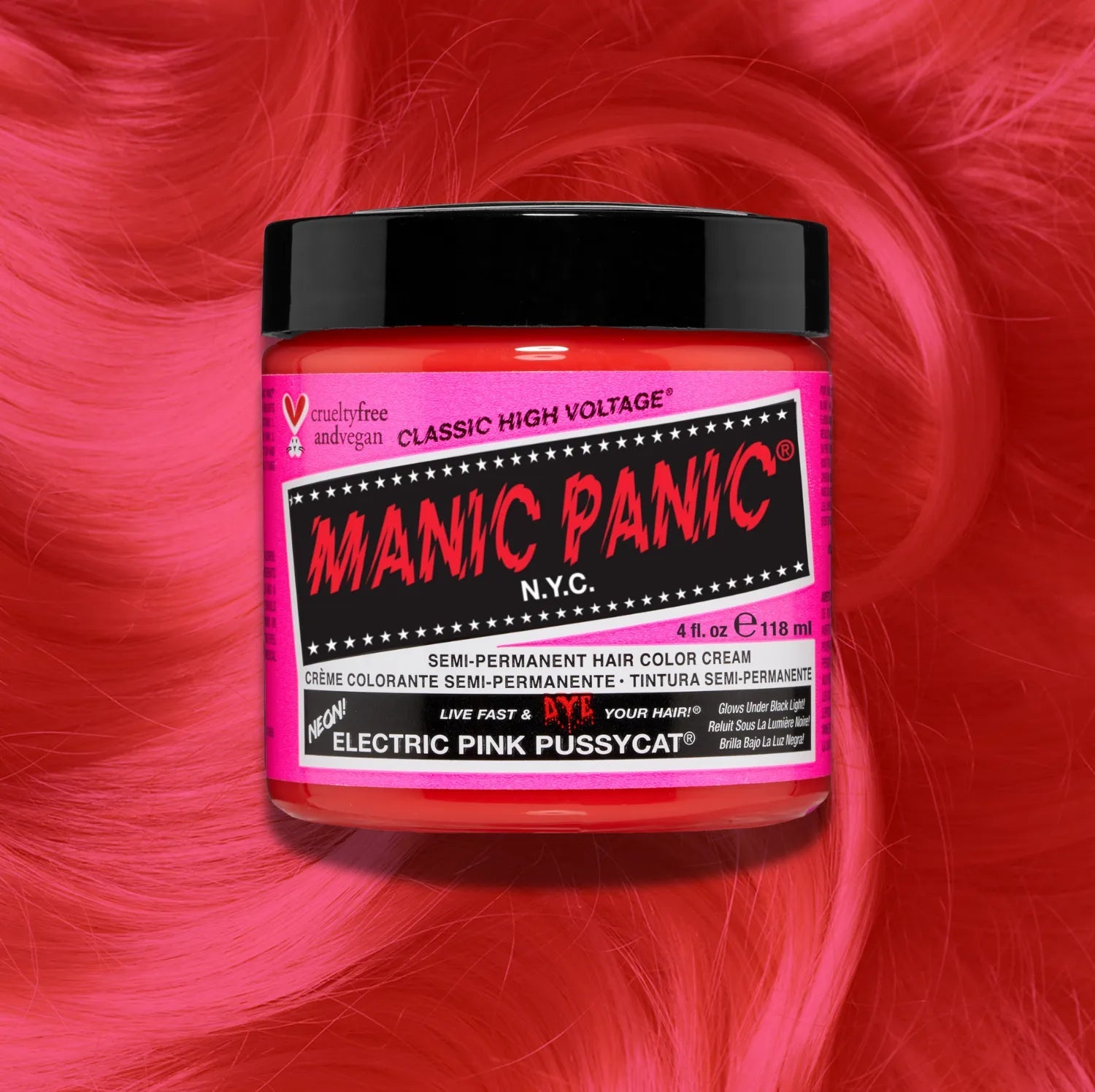 Manic Panic Classic High Voltage 118ml - Electric Pussycat Pink