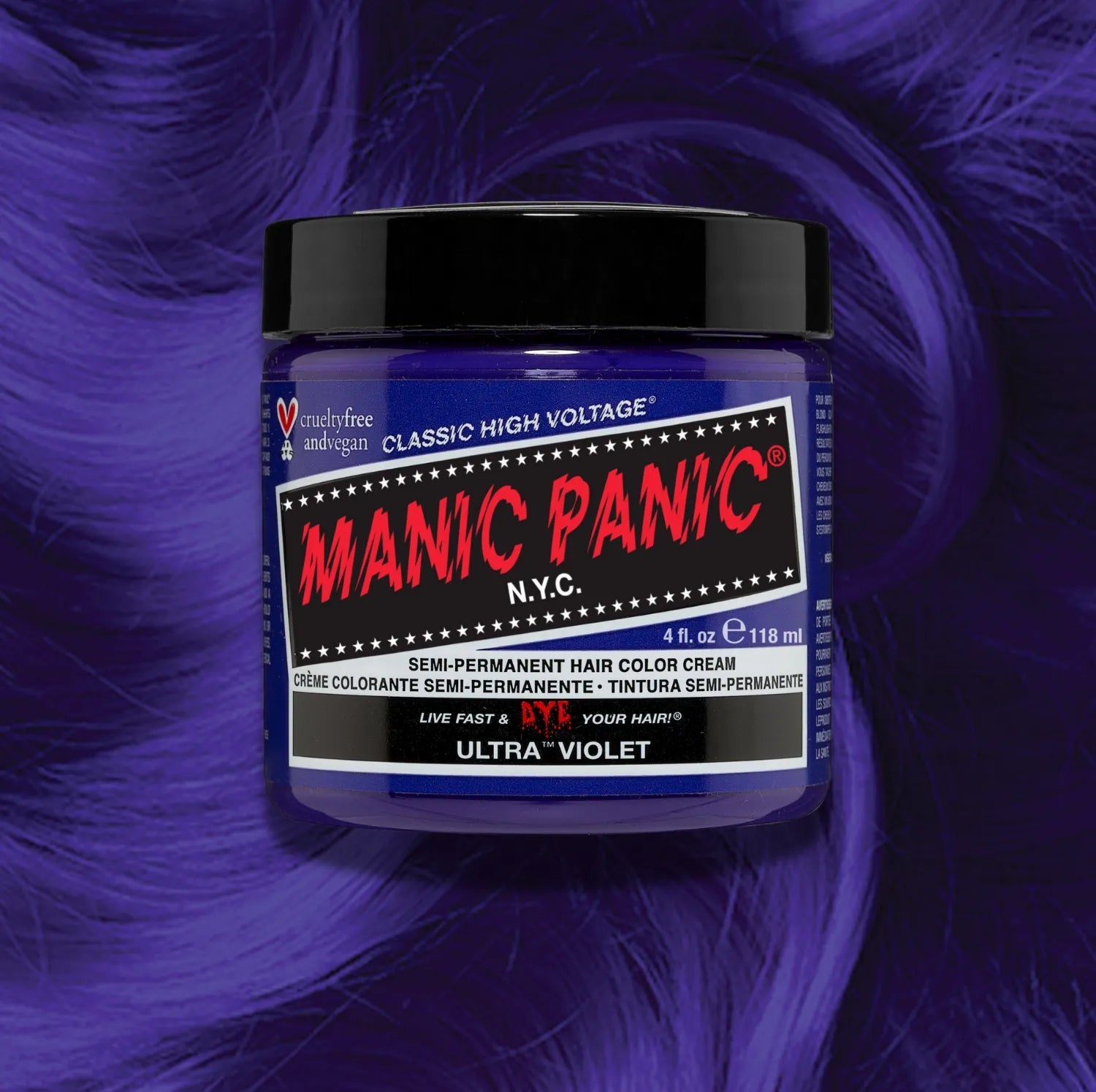 Manic Panic Classic High Voltage 118ml - Ultra Violet