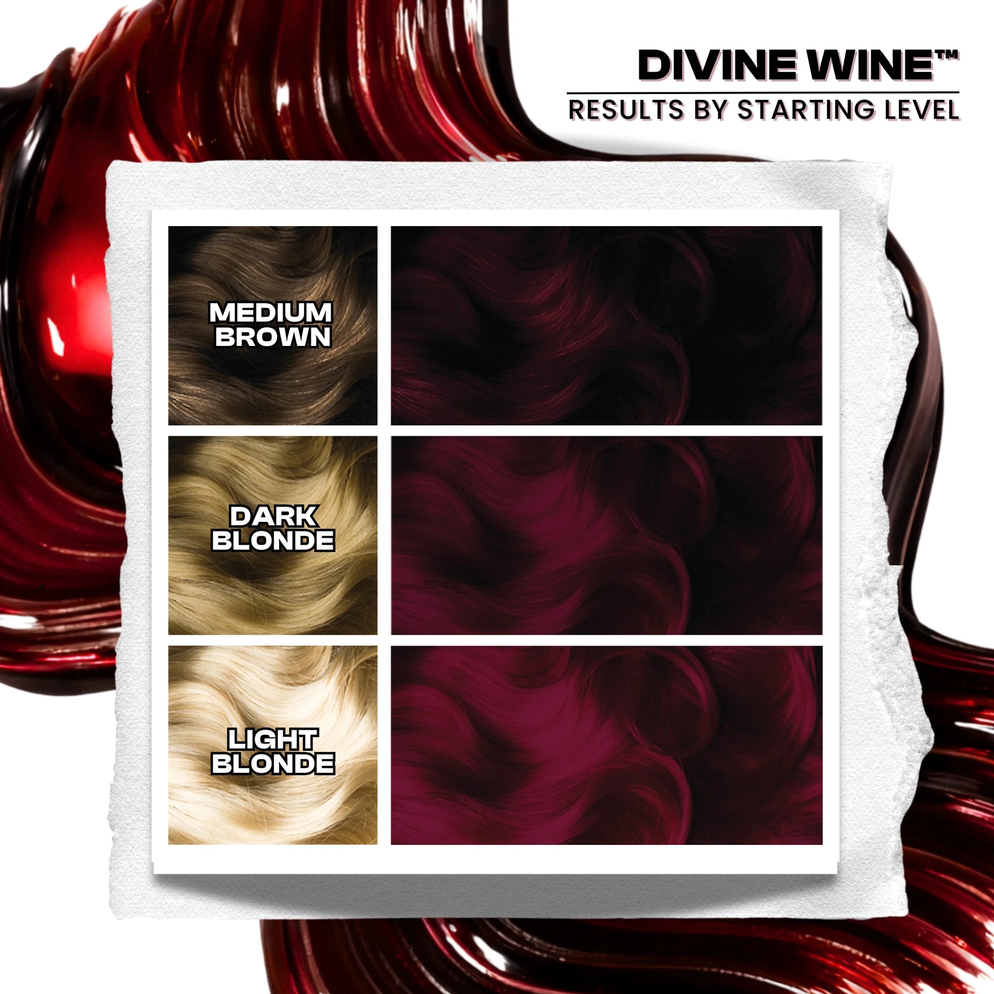 Manic Panic Divine Wine Inter-GEL-actic Hair Color Kit