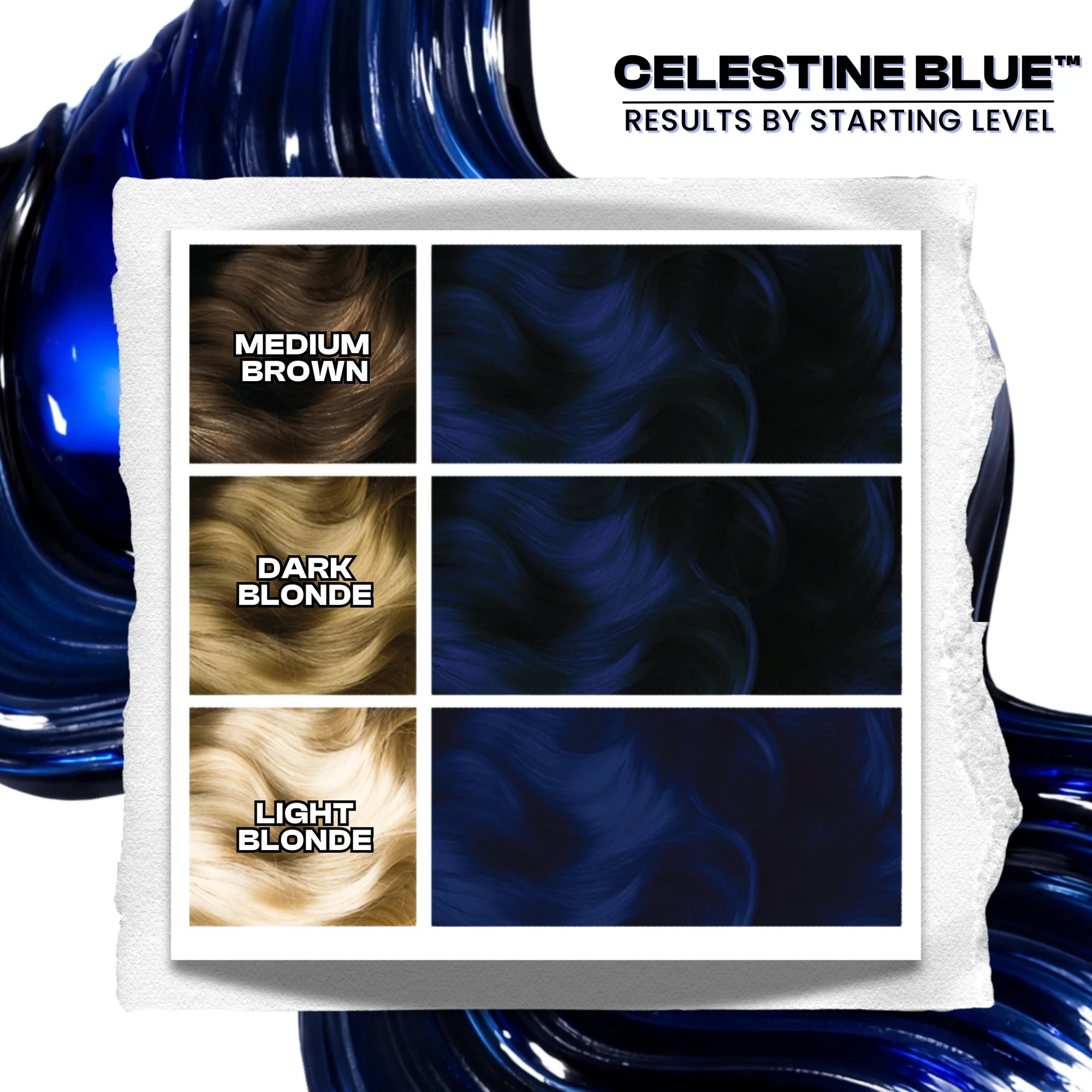 Manic Panic Celestine Blue Inter-GEL-actic Hair Color Kit
